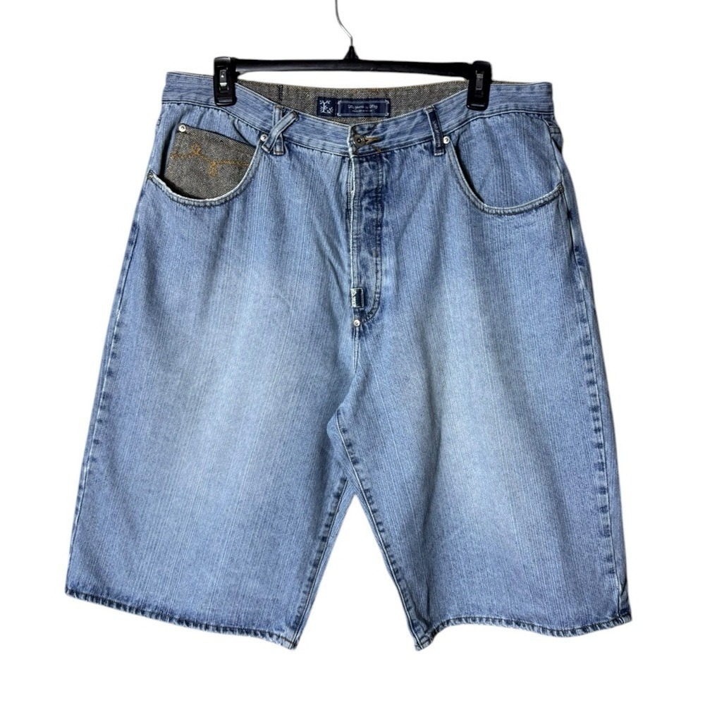 LRG Y2K Jorts Shorts Size 40 Skater Embroidered‎ JNCO Style Streetwear Baggy